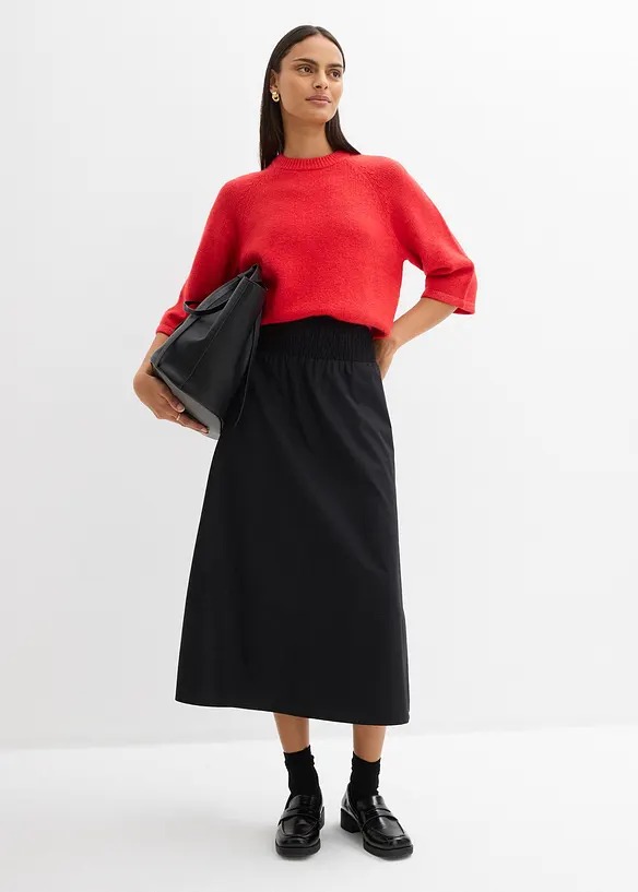 Midiskj&oslash;rt i 100% bomull, bonprix