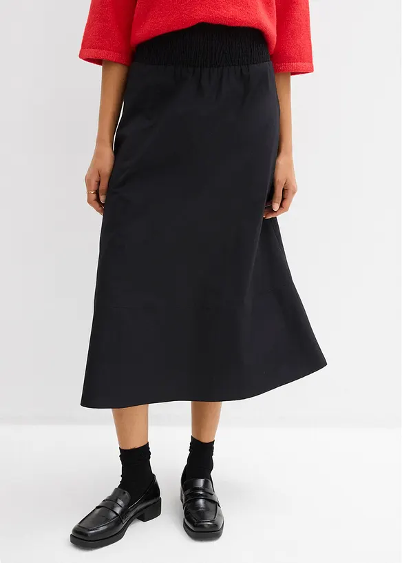 Midiskj&oslash;rt i 100% bomull, bonprix