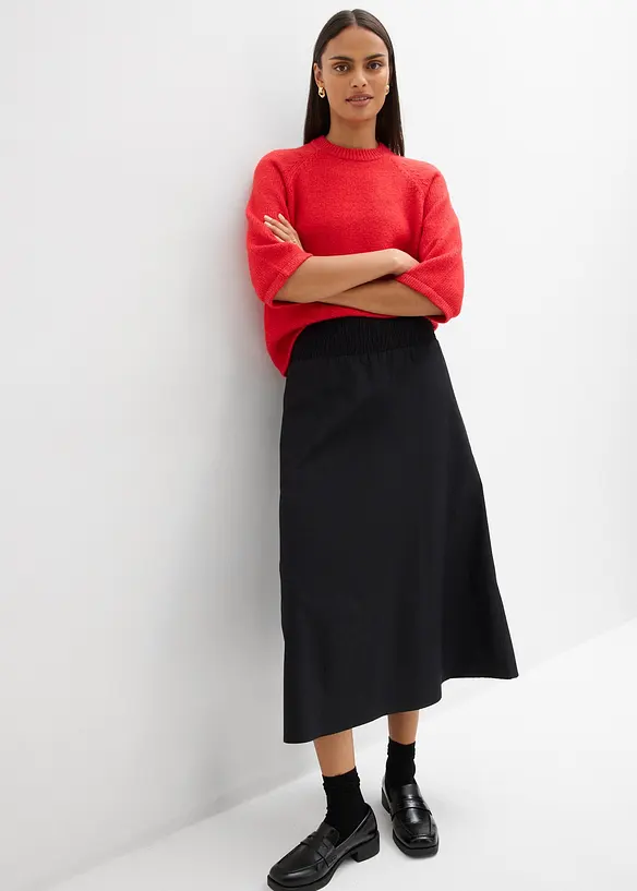 Midiskj&oslash;rt i 100% bomull, bonprix