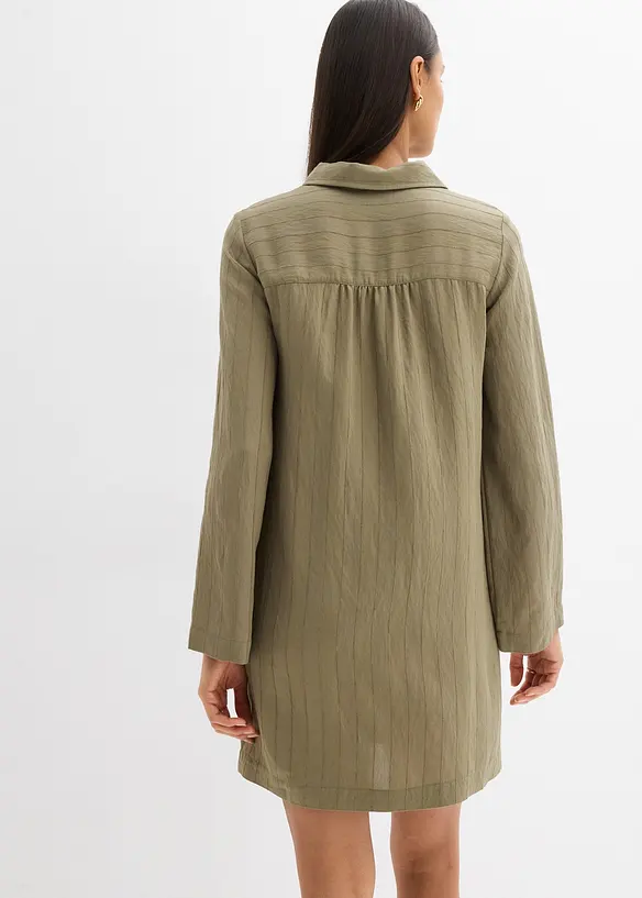 Skjortekjole av viskosemiks, bonprix