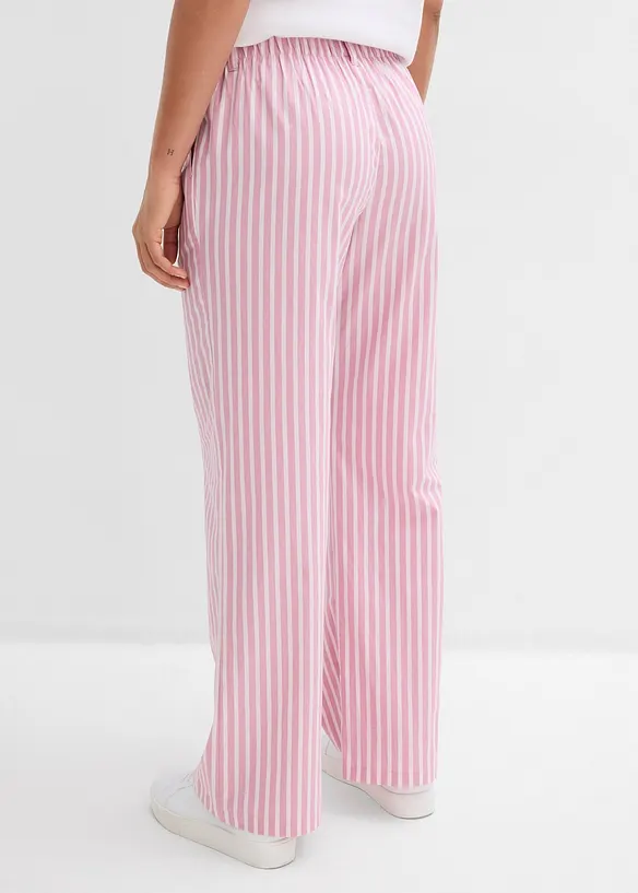 Vid bukse i bomullspoplin, bonprix