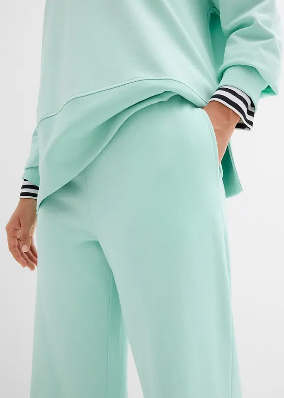 Sweatbukse i bomullsmiks, bonprix