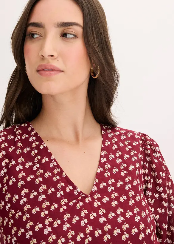 Minikjole av strukturert, krinklet materiale, bonprix