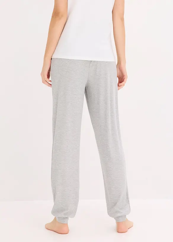 Kosebukse i lett ribbet viskose, bonprix