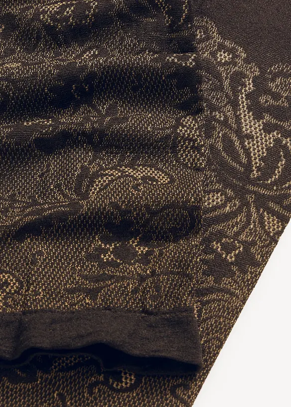 Sykkelbukse med anti-gnisse-effekt og blonder 110 DEN, bonprix