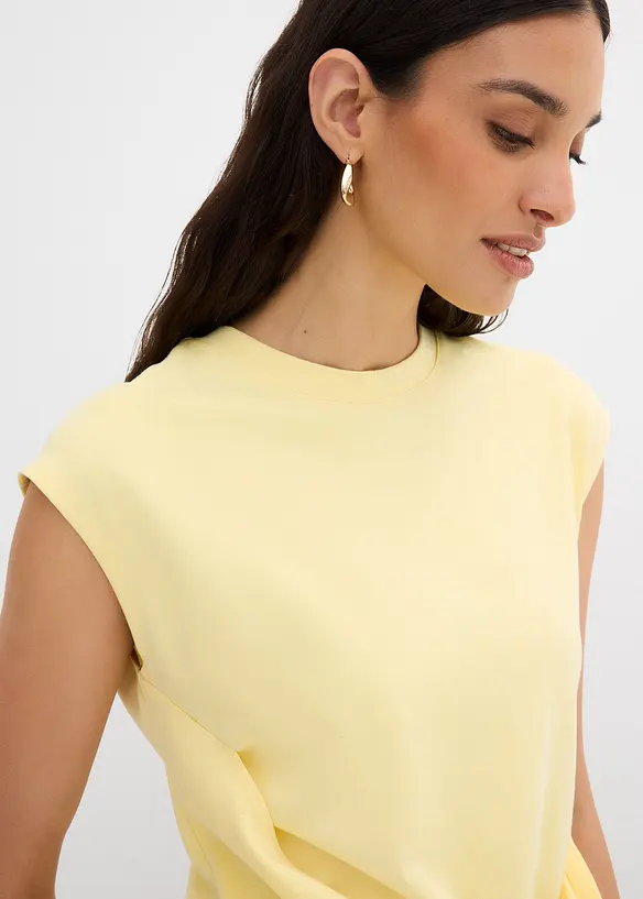 Topp i viskosemiks med asymmetrisk fald, bonprix