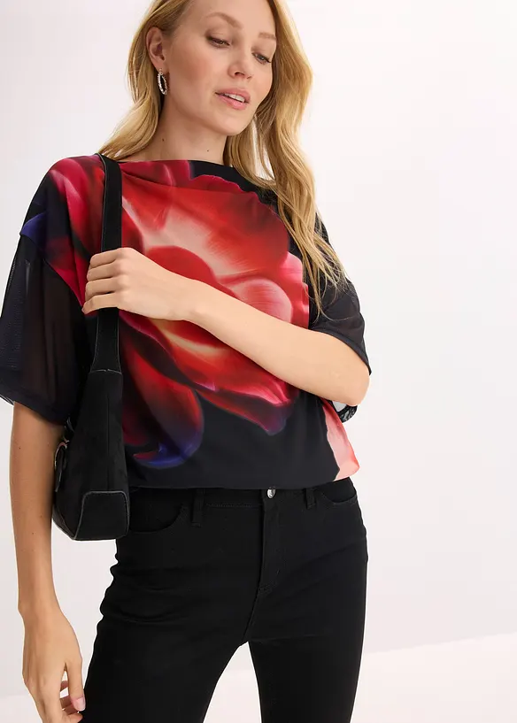 Topp av mesh, bonprix