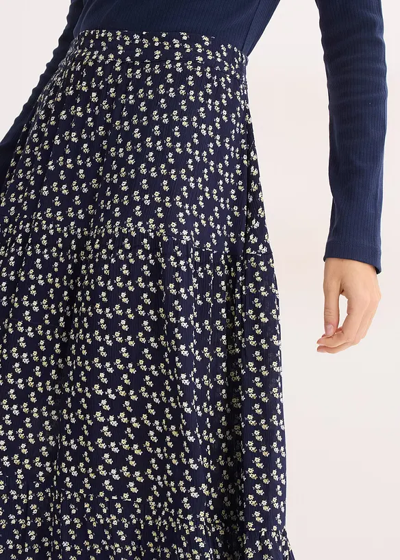 Volangskj&oslash;rt i strukturert viskosemateriale, bonprix