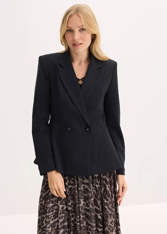 Blazer med peplum, bonprix
