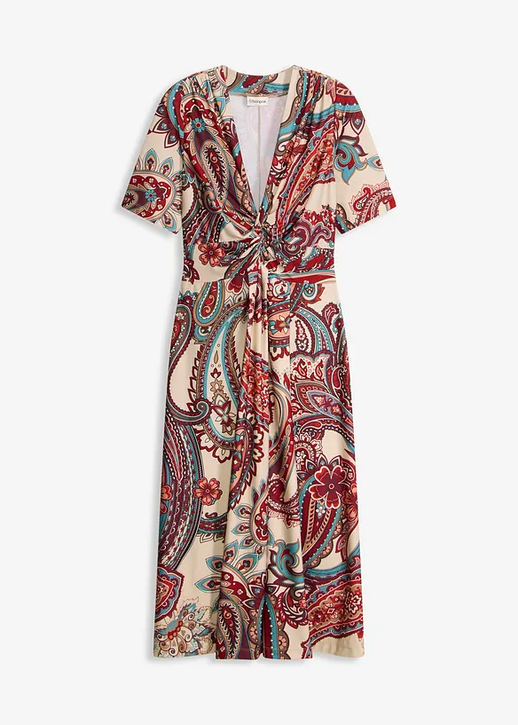 Figurn&aelig;r omslagskjole, bonprix