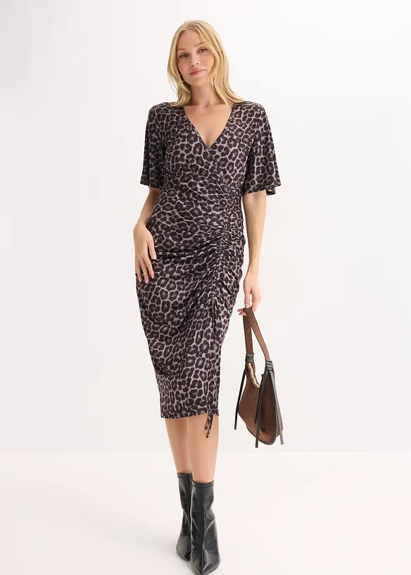 Figurn&aelig;r midikjole, bonprix