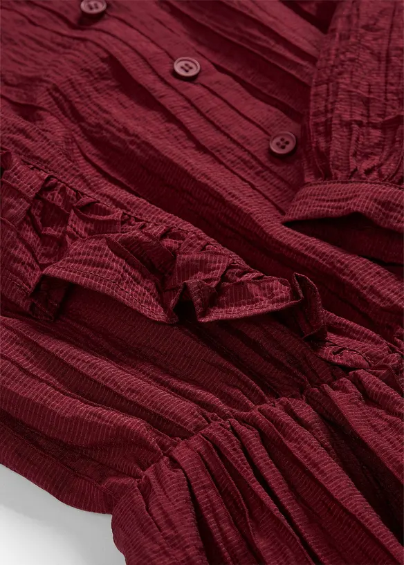 Kjole med volanger, bonprix