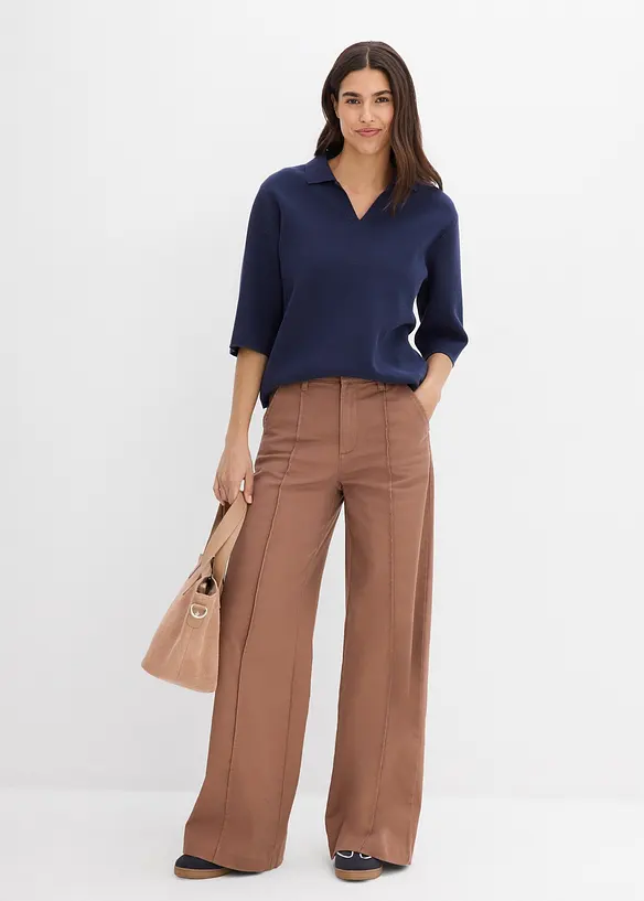 Strikket polotopp, bonprix