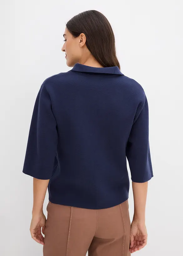 Strikket polotopp, bonprix