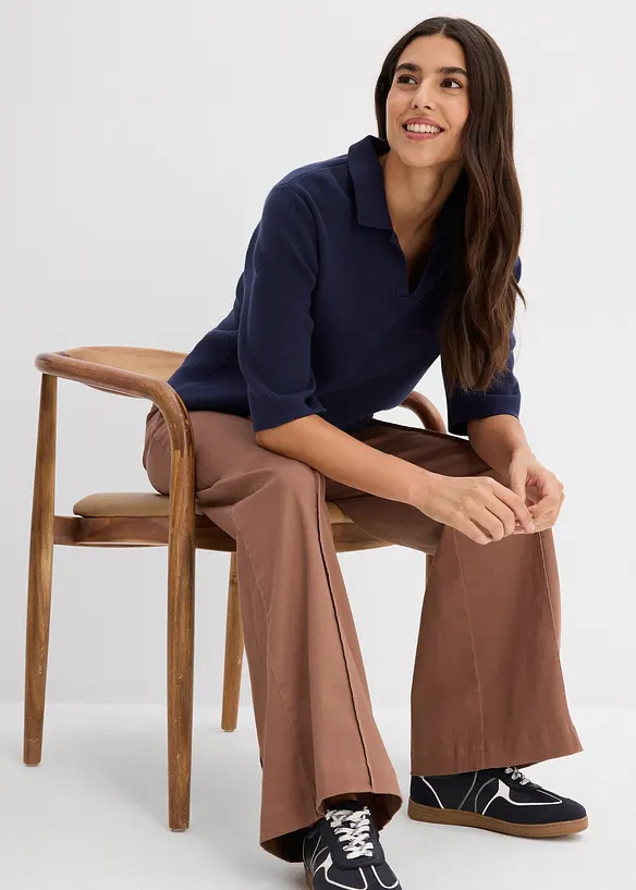 Strikket polotopp, bonprix