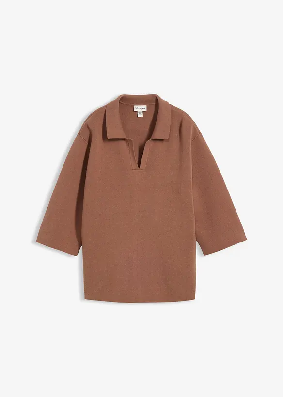 Strikket polotopp, bonprix