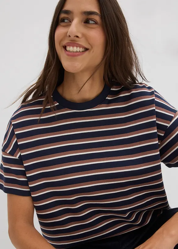 T-skjorte i 100% &oslash;kologisk bomull, bonprix