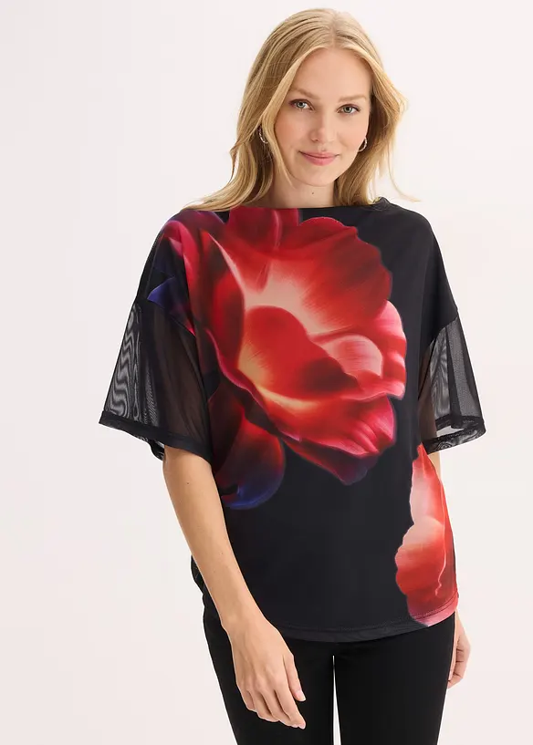 Topp av mesh, bonprix