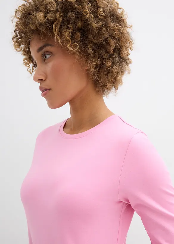 Jerseykjole i formstabil bomull, bonprix