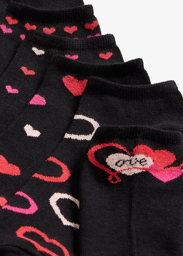 Ankelsokker med &oslash;kologisk bomull (6-pack), bonprix