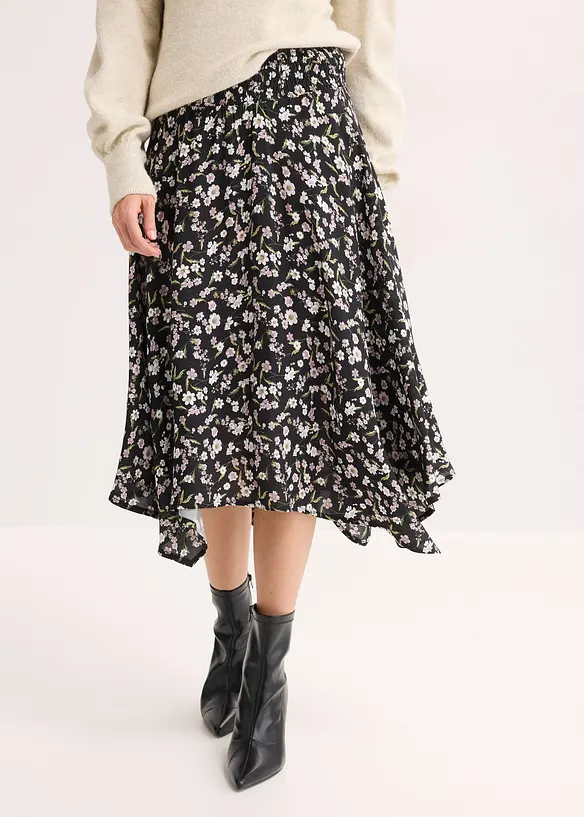 Midiskj&oslash;rt av 100% viskose, bonprix