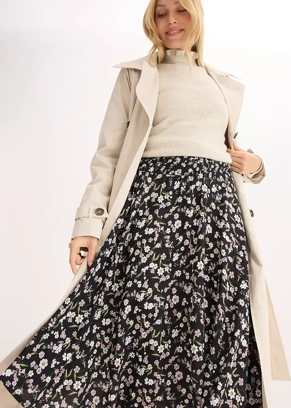 Midiskj&oslash;rt av 100% viskose, bonprix