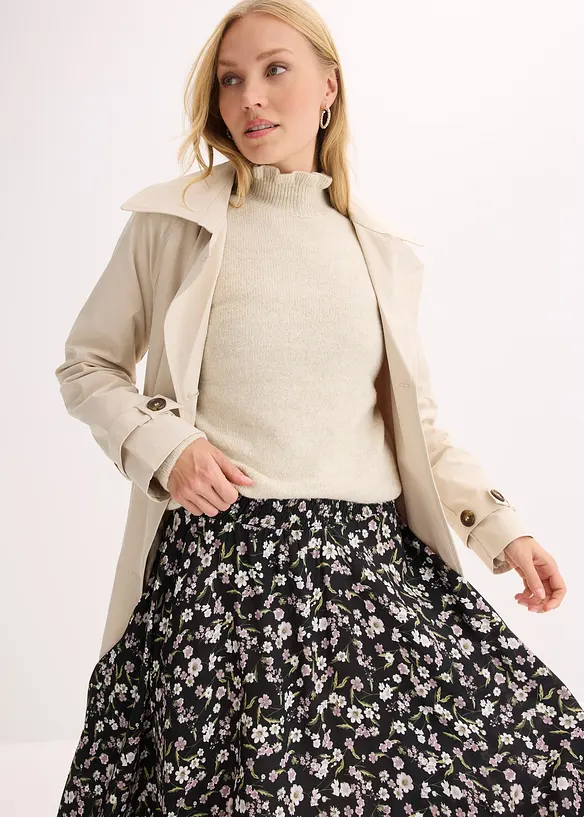 Midiskj&oslash;rt av 100% viskose, bonprix