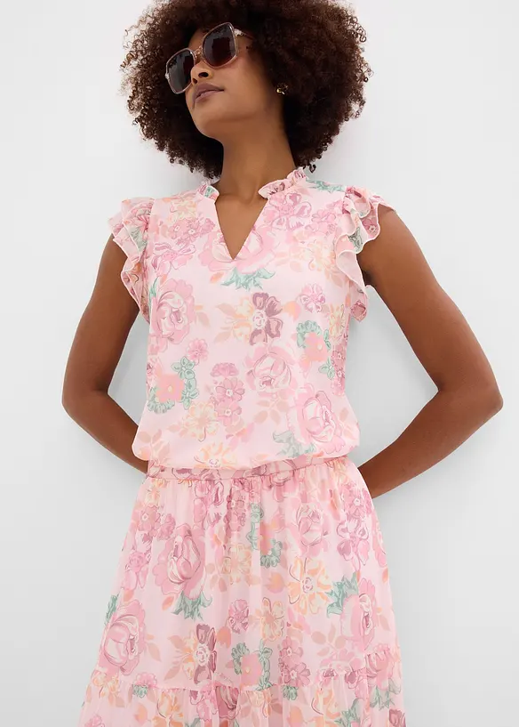 Maxiskj&oslash;rt i myk mesh, bonprix