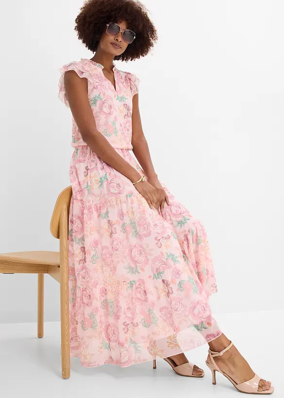 Maxiskj&oslash;rt i myk mesh, bonprix