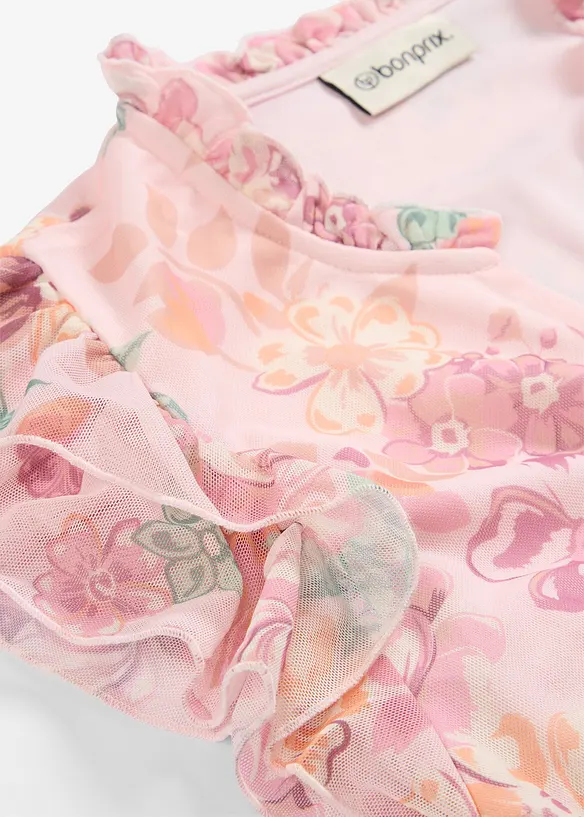 Trikotbluse i myk mesh, bonprix