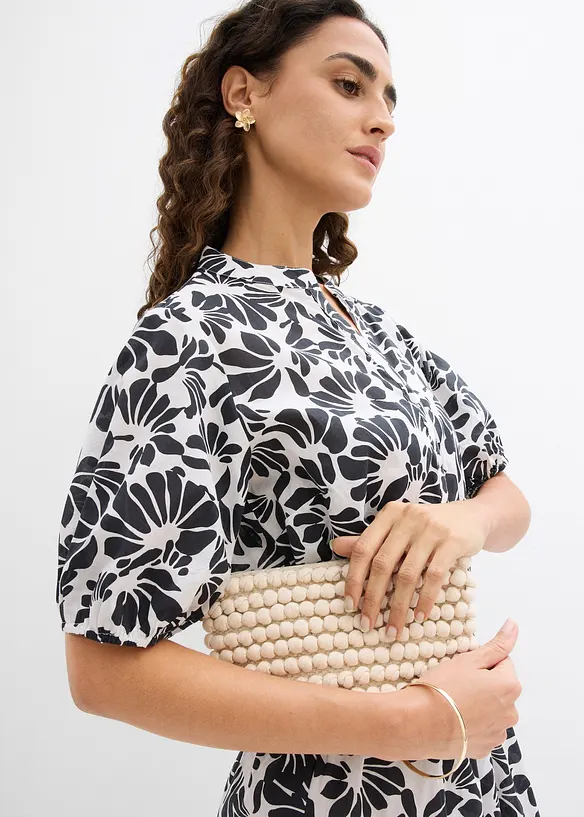 Tunikakjole i 100% bomull, bonprix