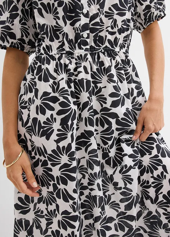 Tunikakjole i 100% bomull, bonprix