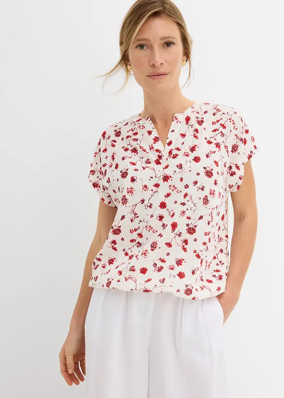 Tunikabluse i lett viskose, bonprix