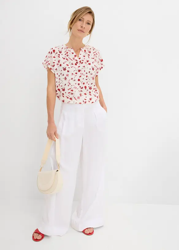 Tunikabluse i lett viskose, bonprix