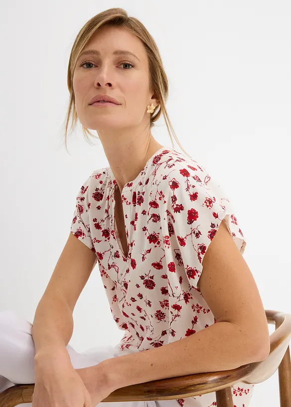 Tunikabluse i lett viskose, bonprix