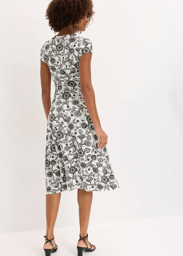 Jerseykjole i viskosemiks, bonprix