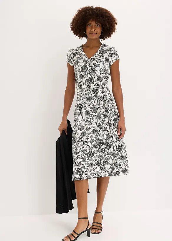 Jerseykjole i viskosemiks, bonprix