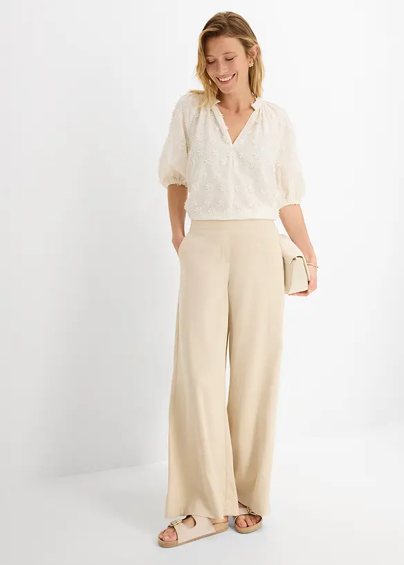 Bluse i 100% bomull, bonprix