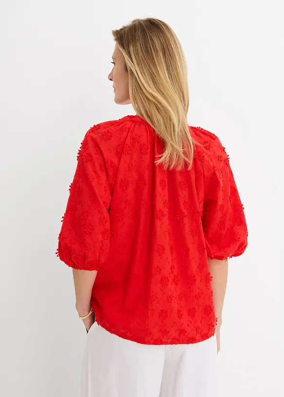 Bluse i 100% bomull, bonprix