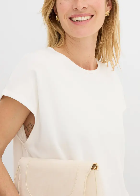 Topp i 100% &oslash;kologisk bomull, bonprix