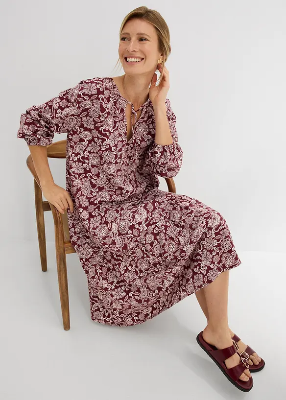 Tunikakjole i lett viskose, bonprix