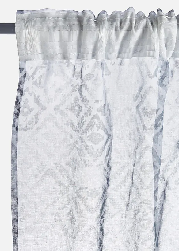 M&oslash;nstret gardin (1-pack), bonprix