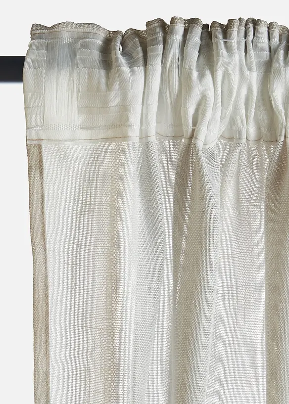 Gardin med trykk (1-pack), bonprix