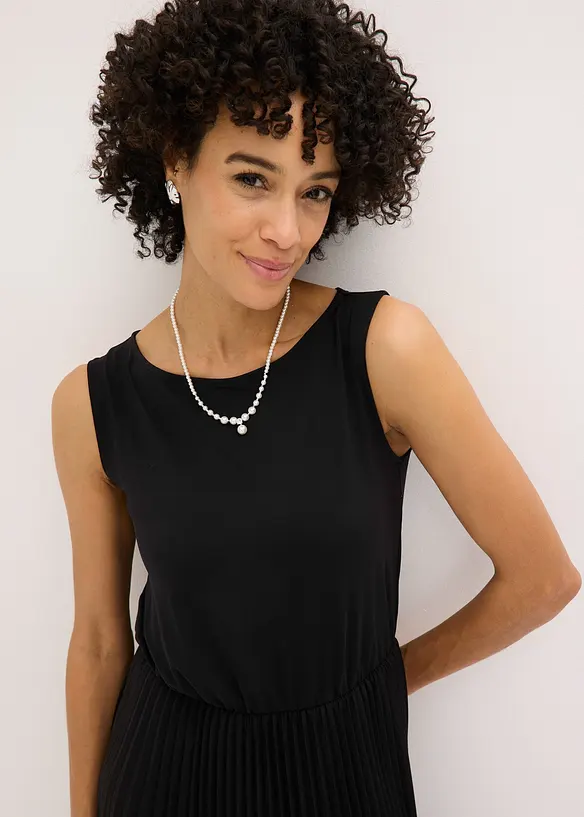 Kjole med asymmetrisk nederkant, bonprix