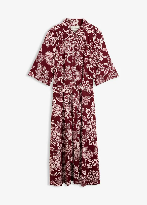 Skjortekjole i lett viskose, bonprix