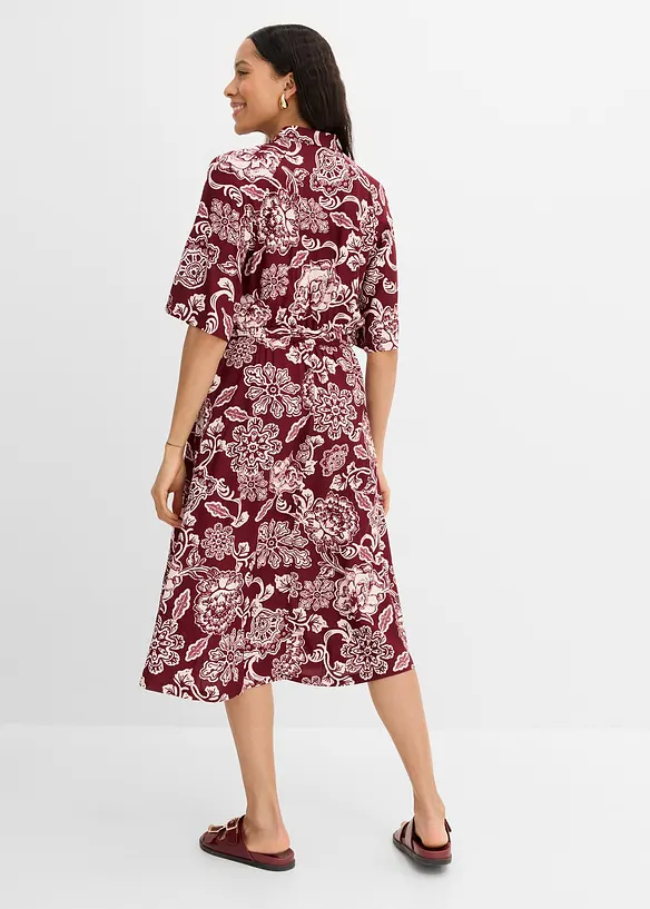 Skjortekjole i lett viskose, bonprix