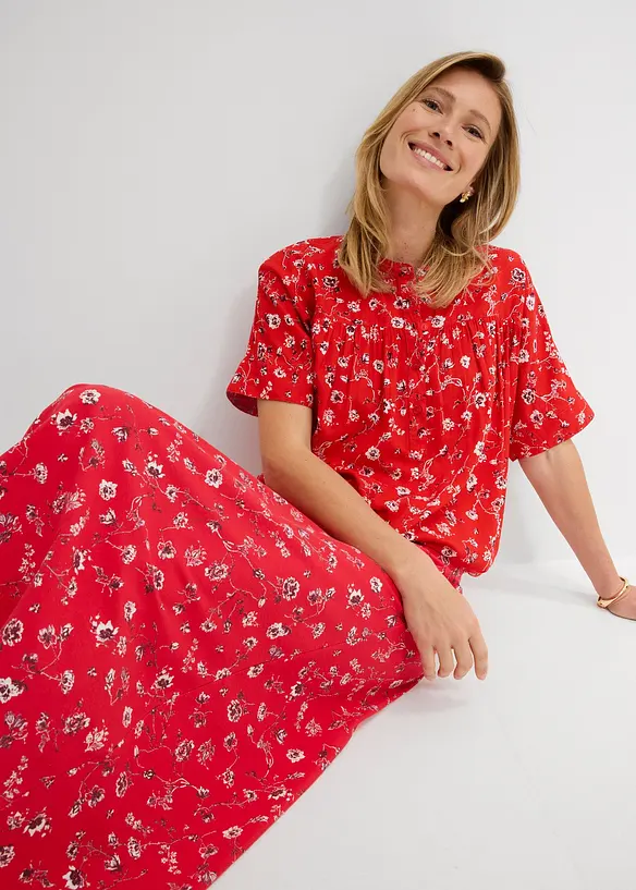 Jerseyskj&oslash;rt av bomullsstretch, bonprix