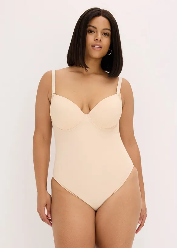 Medium shape body med &aring;pen rygg og multiway-funksjon, bonprix