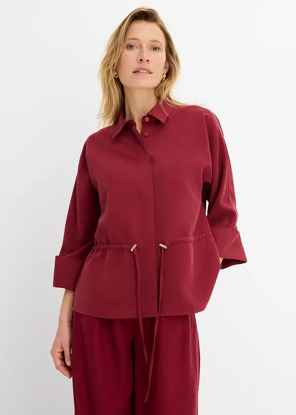 Bluse i myk viskosemiks, bonprix