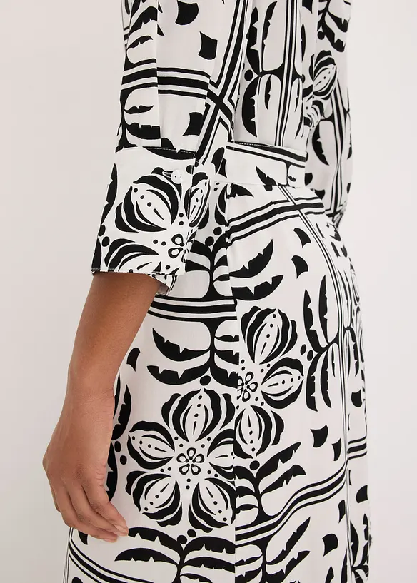 Skjortekjole i lett viskose, bonprix